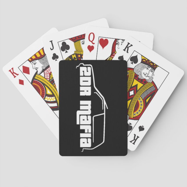 Jeu De Cartes cartes de jeu de la Mafia 2DR (dos)