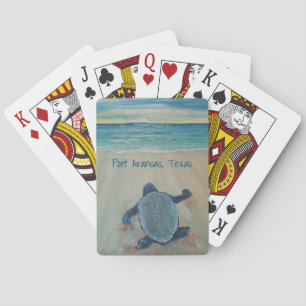 Jeu De Cartes Cartes de jeu de la tortue de mer