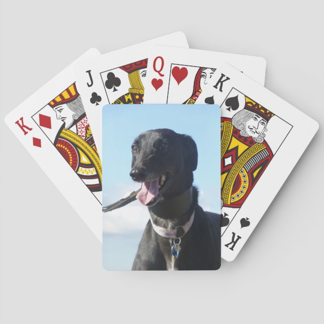 Jeu De Cartes Cartes de jeu de lévrier (4) (dos)