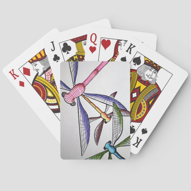 Jeu De Cartes Cartes de jeu de libellule (dos)