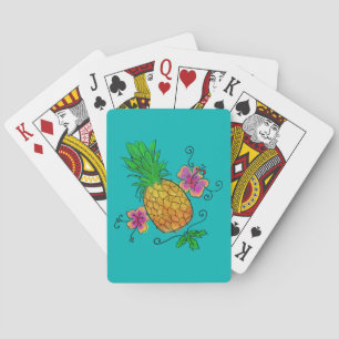 Jeu De Cartes Cartes de jeu de l'illustration   d'ananas