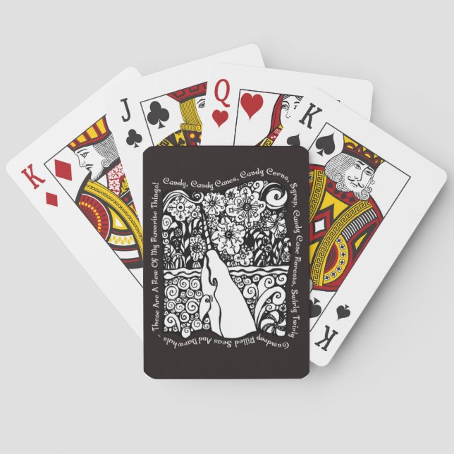 Jeu De Cartes Cartes de jeu de Narwhal (dos)