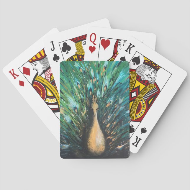 Jeu De Cartes Cartes de jeu de paon (dos)