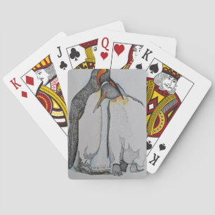 Jeu De Cartes Cartes de jeu de pingouin, cartes de conception de