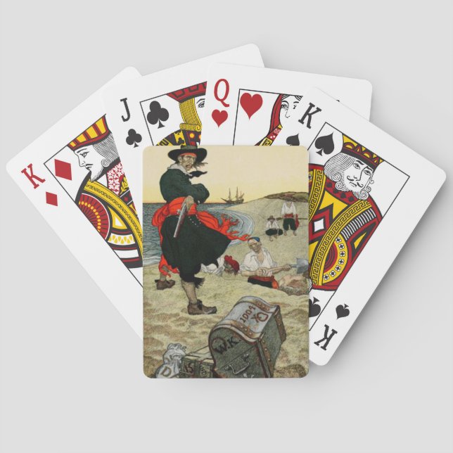 Jeu De Cartes Cartes de jeu de pirate (dos)