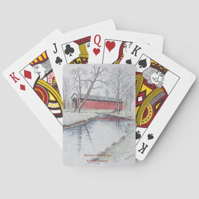 Jeu De Cartes Cartes de jeu de pont de Highland Park (dos)