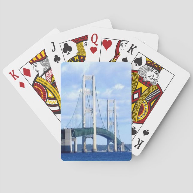 Jeu De Cartes "Cartes de jeu de pont de Mackinac " (dos)