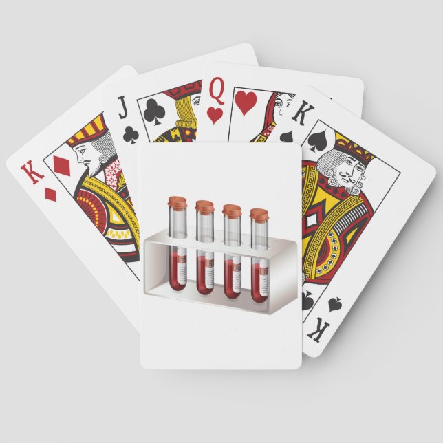 Jeu De Cartes Cartes de jeu de prises de sang (dos)