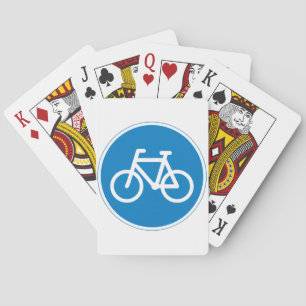 Jeu De Cartes Cartes de jeu de recyclage de panneau routier