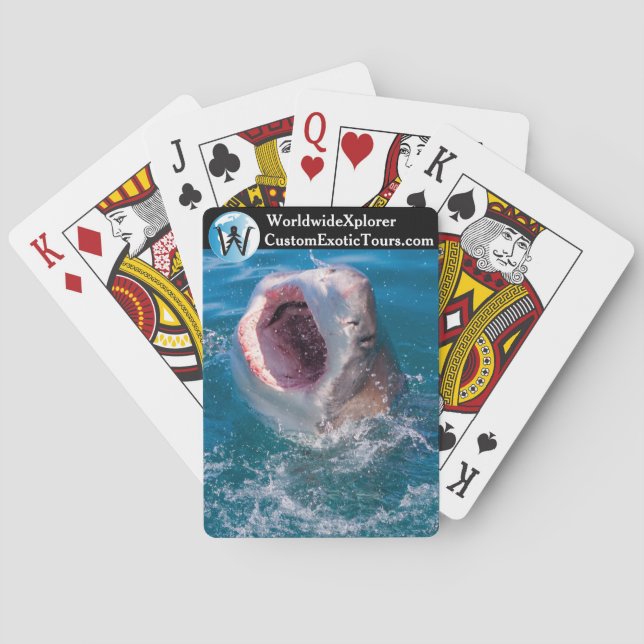 Jeu De Cartes Cartes de jeu de requins carte (dos)