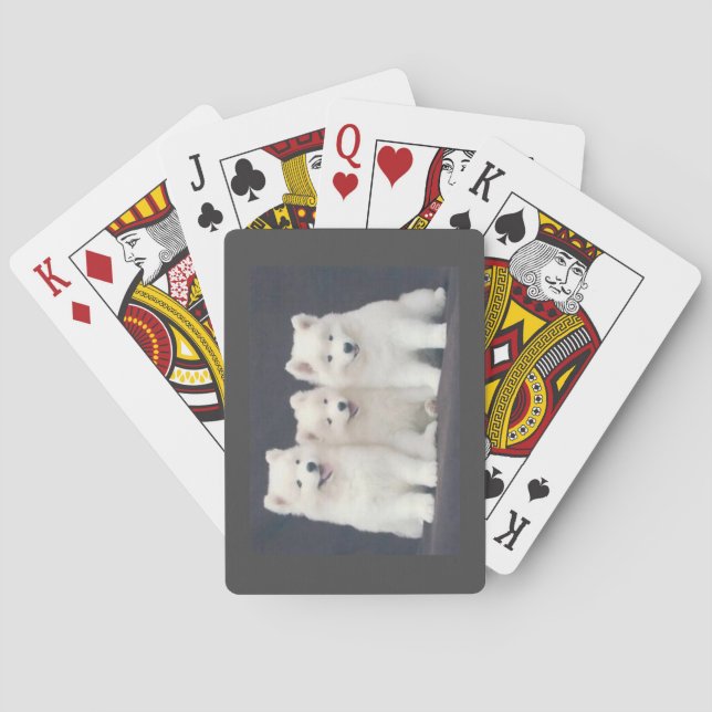 Jeu De Cartes Cartes de jeu de Samoyed (dos)