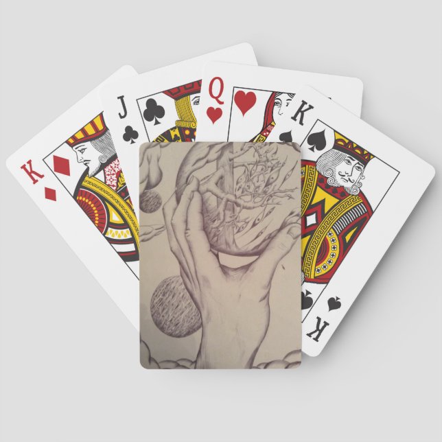 Jeu De Cartes Cartes de jeu de sphère (dos)