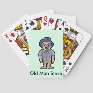Jeu De Cartes Cartes de jeu de Steve de vieil homme
