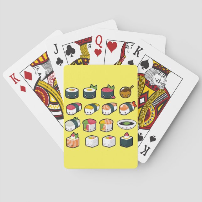 Jeu De Cartes Cartes de jeu de sushi (dos)