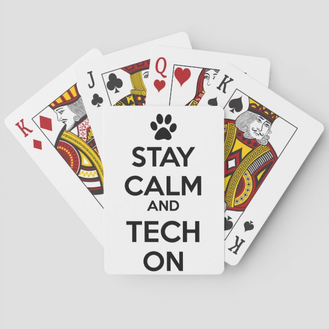 Jeu De Cartes cartes de jeu de technologie de vétérinaire (dos)