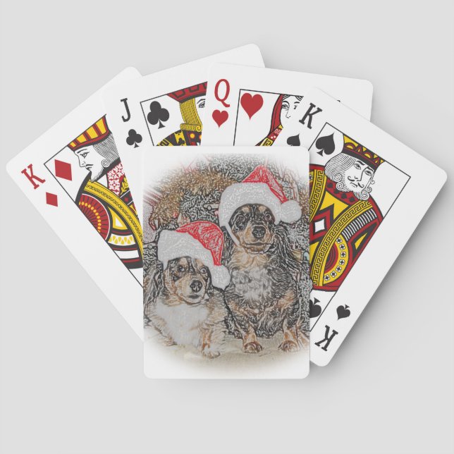 Jeu De Cartes Cartes de jeu de teckel (dos)