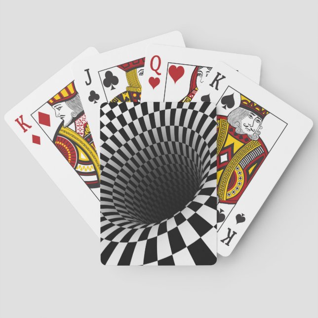 Jeu De Cartes Cartes de jeu de trous noirs (dos)