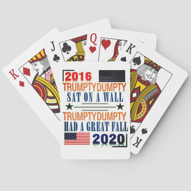 Jeu De Cartes Cartes de jeu de Trumpty Dumpty (dos)