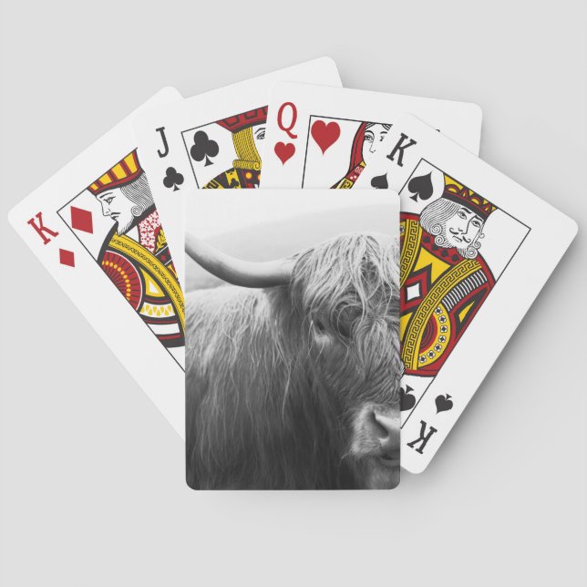 Jeu De Cartes Cartes De Jeu De Vaches De L'Ouest (dos)