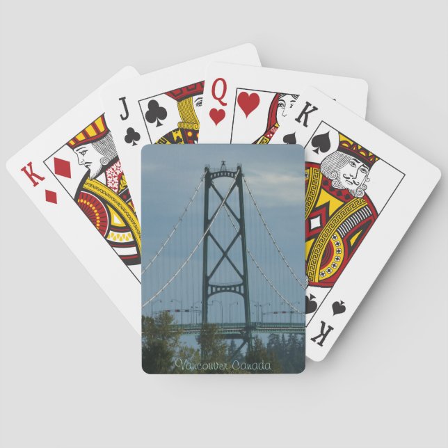 Jeu De Cartes Cartes de jeu de Vancouver Lions Gate Souvenirs (dos)