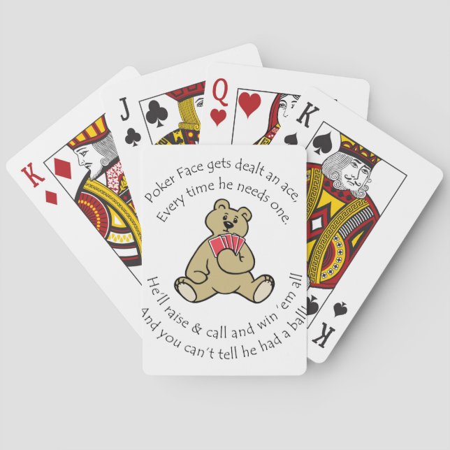 Jeu De Cartes Cartes de jeu de visage de tisonnier (dos)