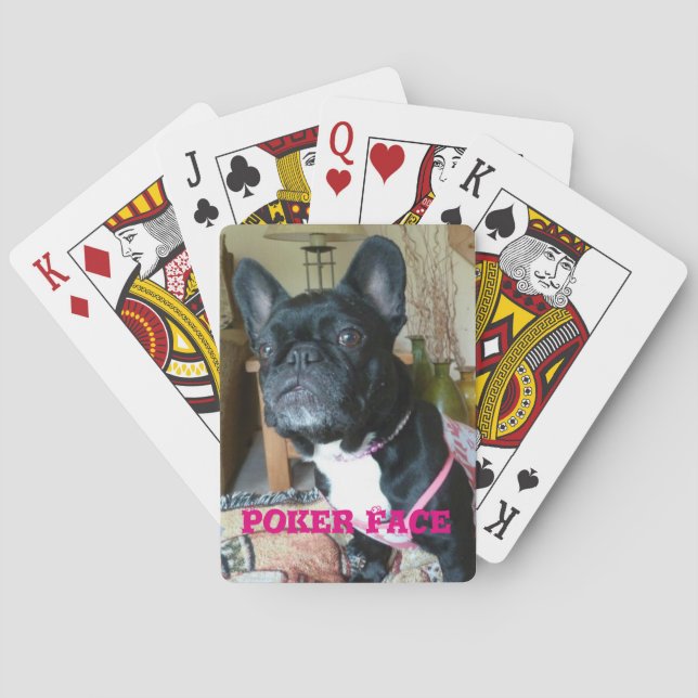 Jeu De Cartes Cartes de jeu de "visage de tisonnier" de (dos)