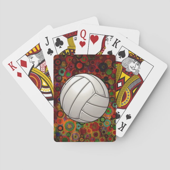 Jeu De Cartes Cartes de jeu de volley-ball (dos)