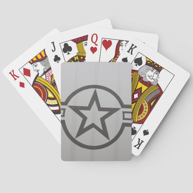 Jeu De Cartes Cartes de jeu des étoiles militaires (dos)