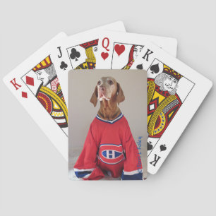 Jeu De Cartes Cartes de jeu d'hockey de Canadiens de Vizlsa