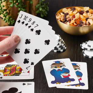 Jeu De Cartes Cartes de jeu d'oiseaux académiques