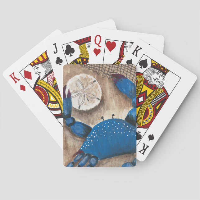 Jeu De Cartes Cartes de jeu Dollar Crabe et Sable (dos)