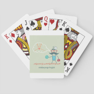 Jeu De Cartes Cartes de jeu d'oto-rhino-laryngologiste
