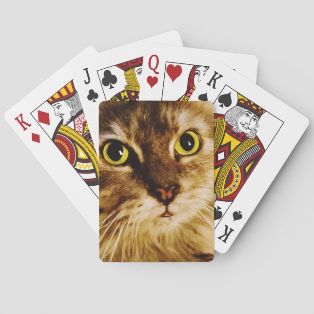 Jeu De Cartes Cartes de jeu DOUCES de KITTY de VISAGE (dos)