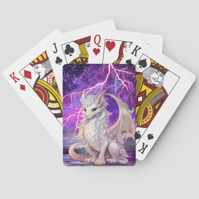 Jeu De Cartes Cartes de jeu Dragon Imaginaire, Cartes de poker (dos)