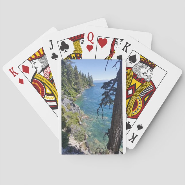 Jeu De Cartes Cartes de jeu du lac Tahoe (dos)