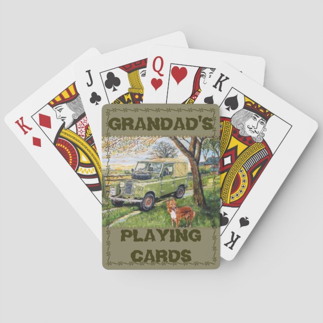 JEU DE CARTES CARTES DE JEU DU PAPY (dos)