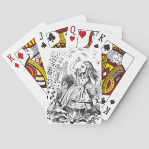 Jeu De Cartes Cartes de jeu du pays des merveilles d'Alice de