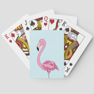 Jeu De Cartes Cartes de jeu en Flamant rose rose