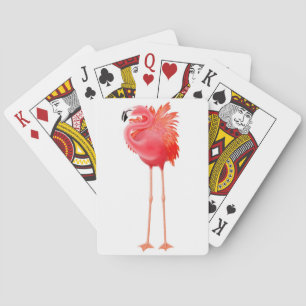 Jeu De Cartes Cartes de jeu en Flamant rose rose des Caraïbes
