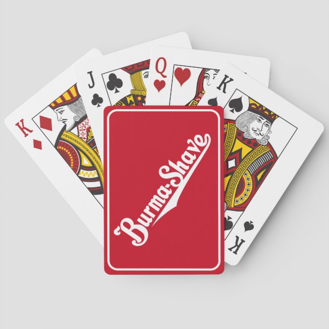Jeu De Cartes Cartes De Jeu En Rasage Birman (dos)