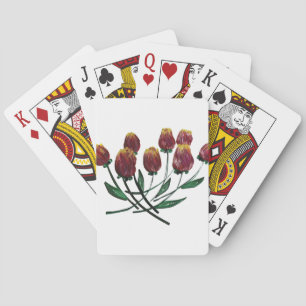 Jeu De Cartes Cartes de jeu en tuyau de tulipe