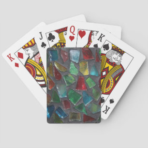 Jeu De Cartes Cartes de jeu en verre