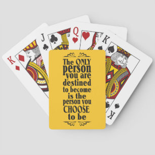 Jeu De Cartes Cartes de jeu faites sur commande BIEN CHOISIES de
