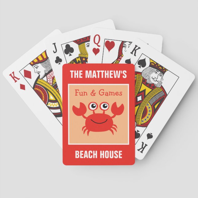 Jeu De Cartes Cartes de jeu faites sur commande des textes de (dos)