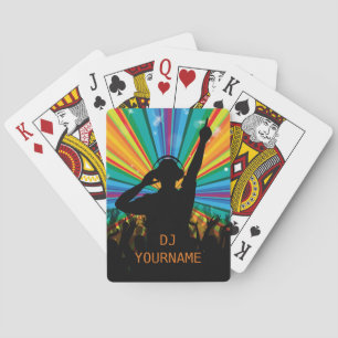 Jeu De Cartes Cartes de jeu faites sur commande des textes du DJ