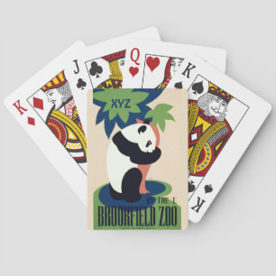 Jeu De Cartes Cartes de jeu faites sur commande vintages "de zoo