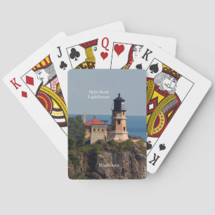Jeu De Cartes Cartes de jeu fendues de phare de roche