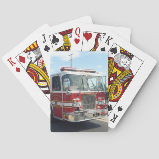 JEU DE CARTES CARTES DE JEU FIRETRUCK