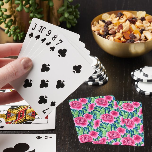 Jeu De Cartes Cartes de jeu Floral (In Situ)