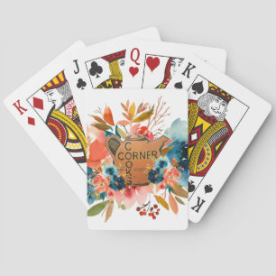 Jeu De Cartes Cartes de jeu Floral
